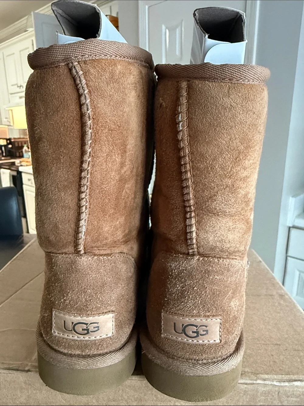 UGG Classic Short II Boots In The Chestnut color